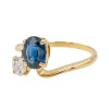 Bague Toi & Moi Or jaune Saphir sold by 58 Facettes
