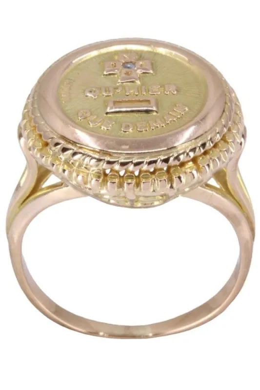 BAGUE MÉDAILLE D'AMOUR AUGIS DIAMANT sold by 58 Facettes