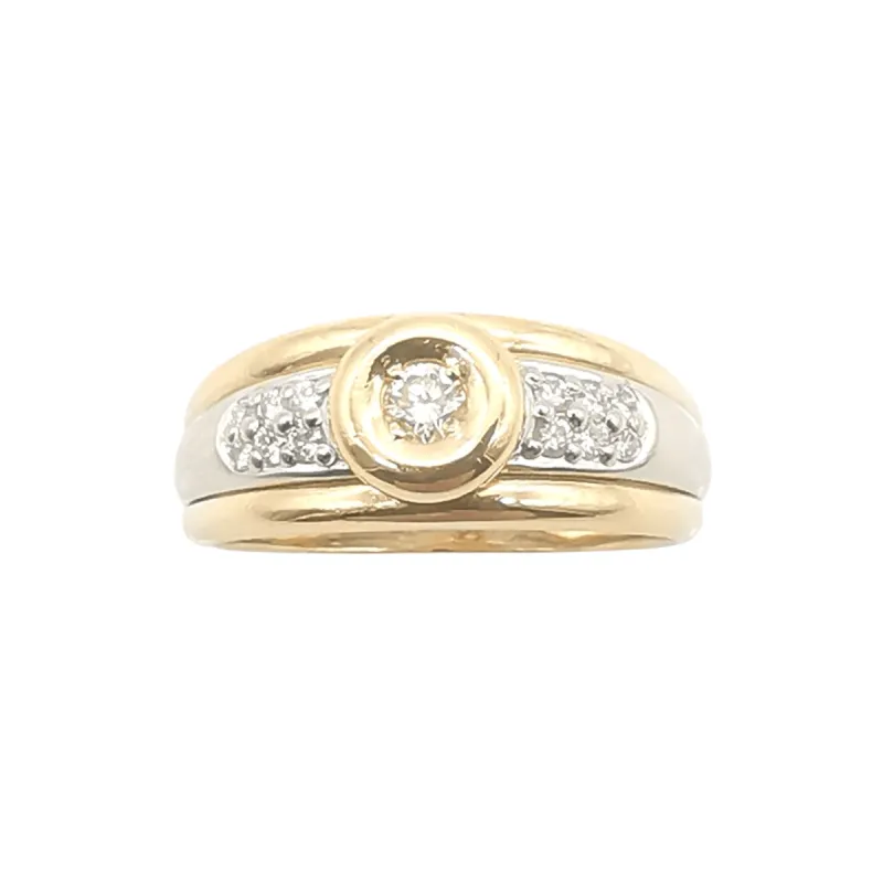 Bague 2 Ors Diamants sold by 58 Facettes