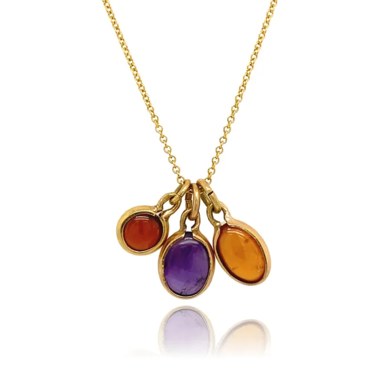Collier Vintage Améthyste et Grenats de Tanzanie sold by 58 Facettes