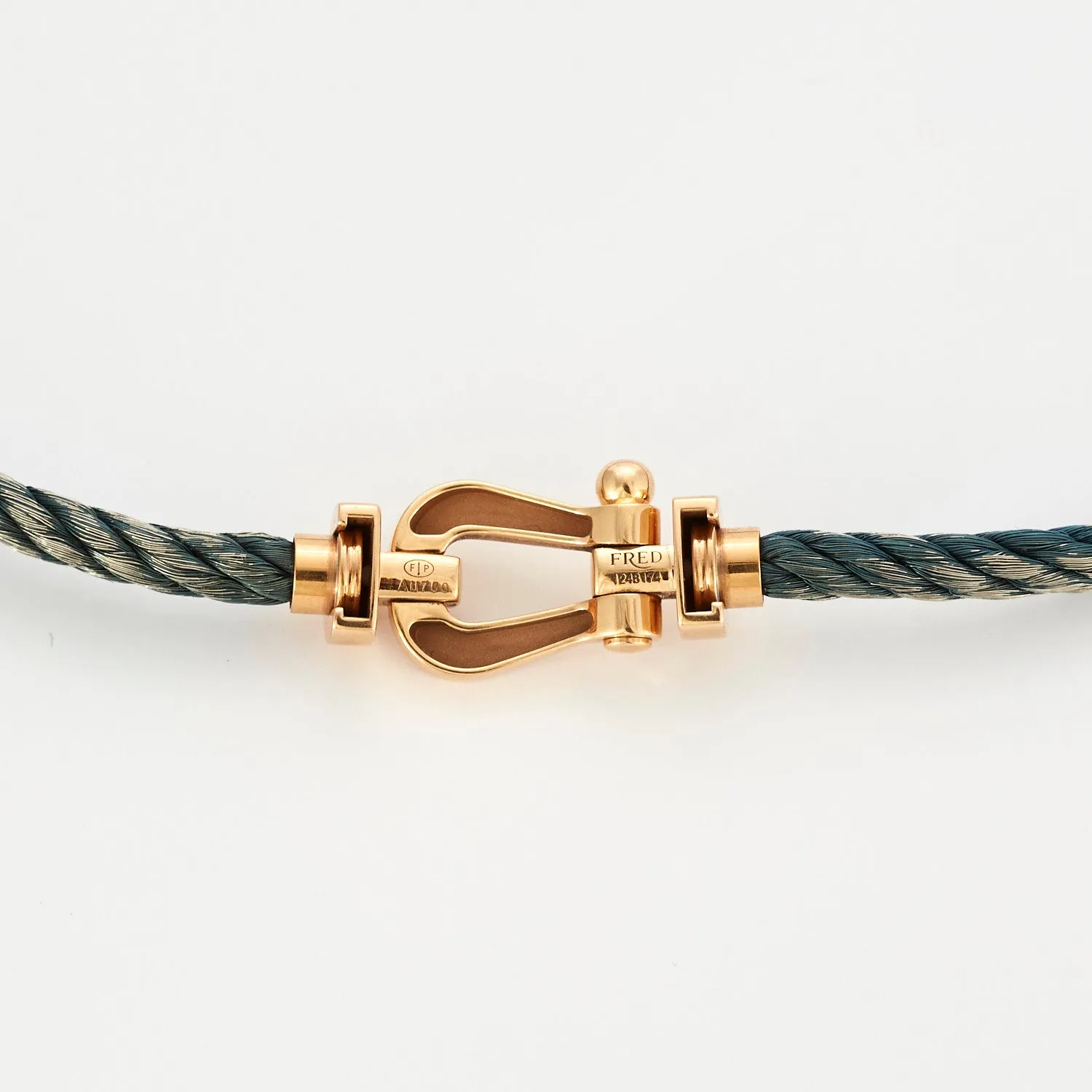 FRED - Bracelet Force 10 or rose et acier sold by 58 Facettes product image thumbnail 5