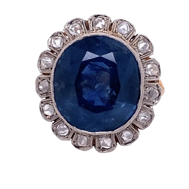 Bague Marguerite Saphir & Diamants sold by 58 Facettes