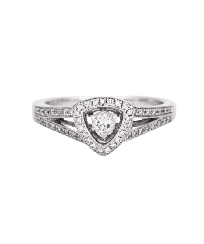 MAUBOUSSIN- Bague Dream and Love N°2, or gris et diamants sold by 58 Facettes
