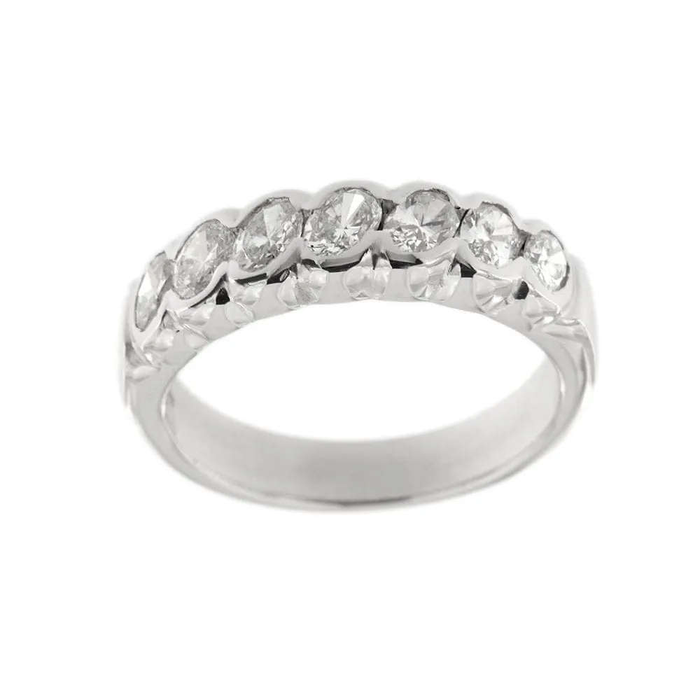 Bague Rivière avec diamants 1,19 ct sold by 58 Facettes product image thumbnail 5