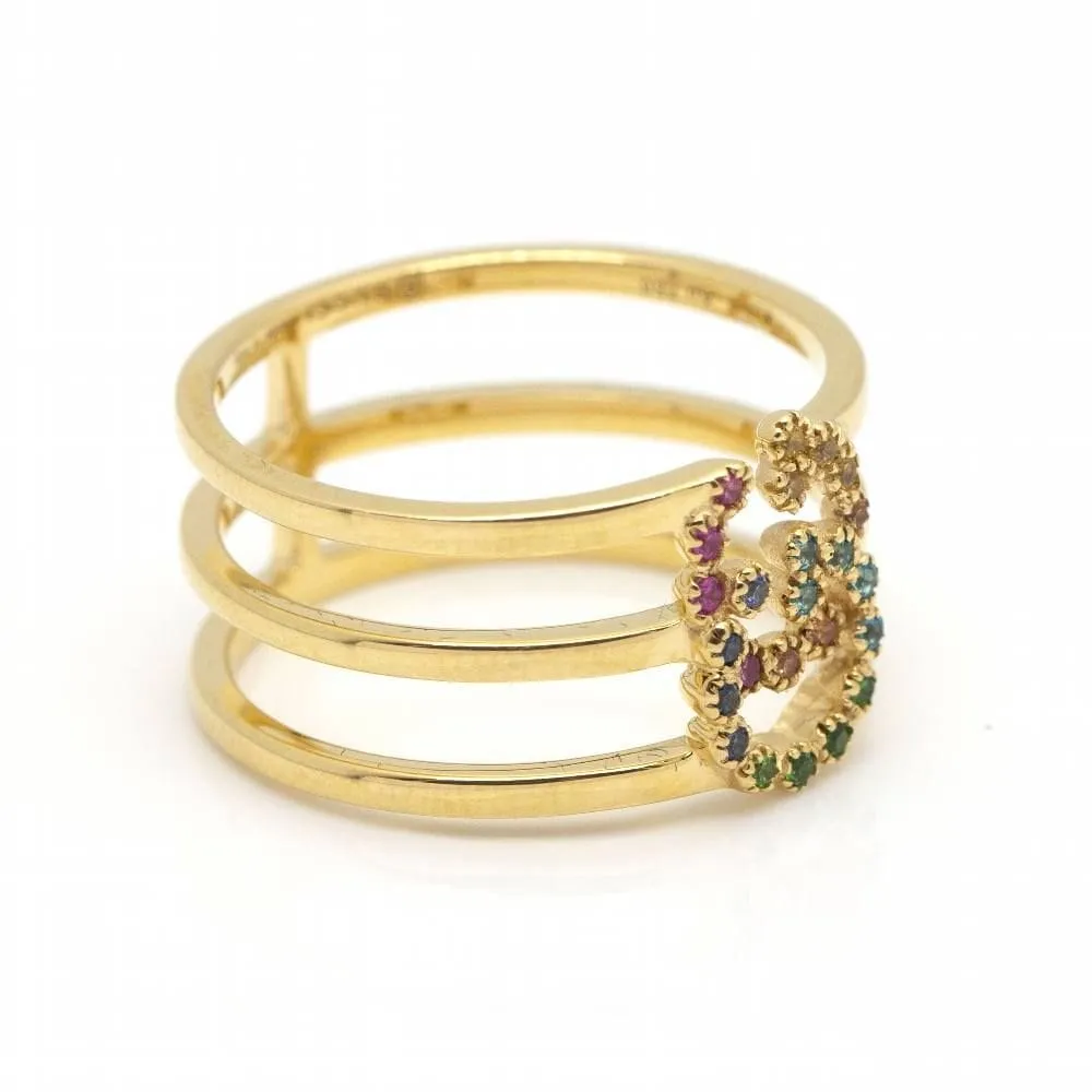 GUCCI - Bague Or jaune Saphirs sold by 58 Facettes product image thumbnail 2