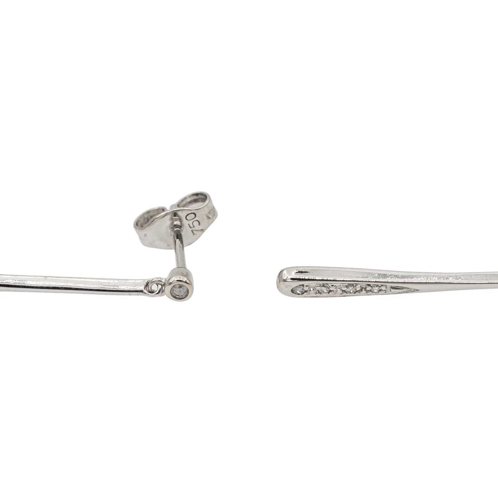 Boucles d'oreilles Or blanc Diamant sold by 58 Facettes product image thumbnail 5