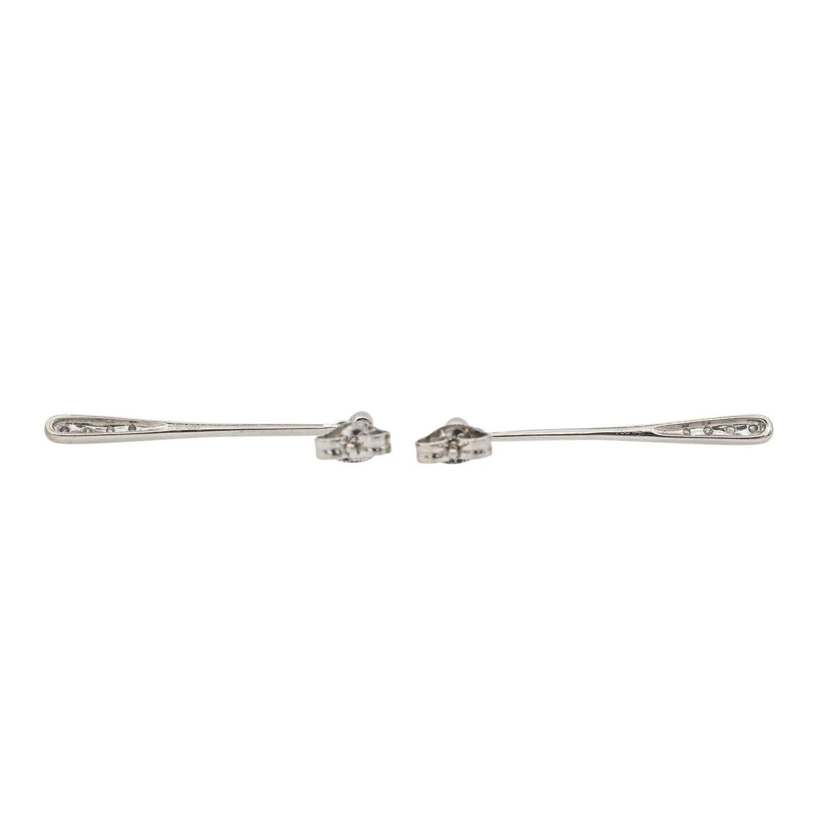 Boucles d'oreilles Or blanc Diamant sold by 58 Facettes product image thumbnail 4
