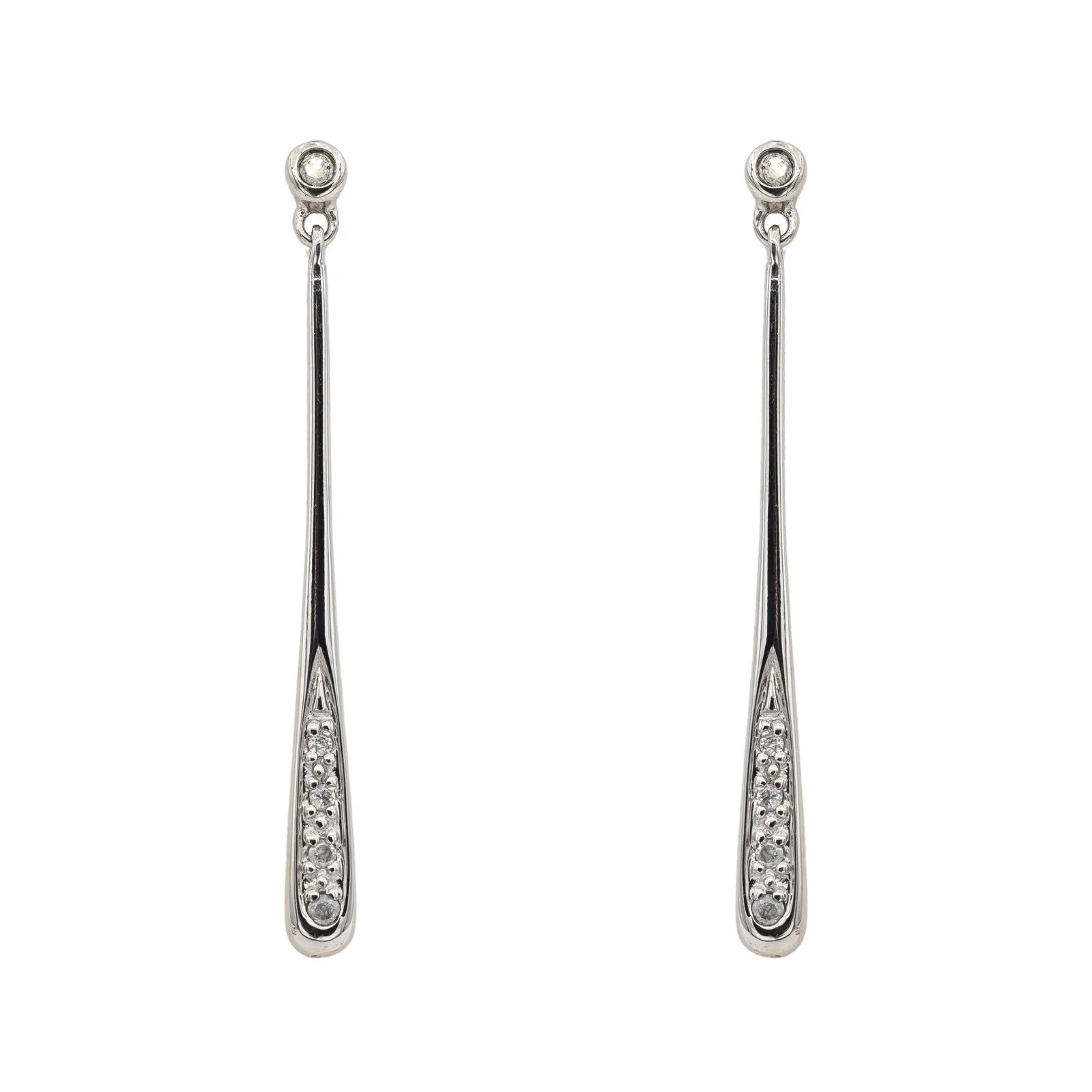 Boucles d'oreilles Or blanc Diamant sold by 58 Facettes