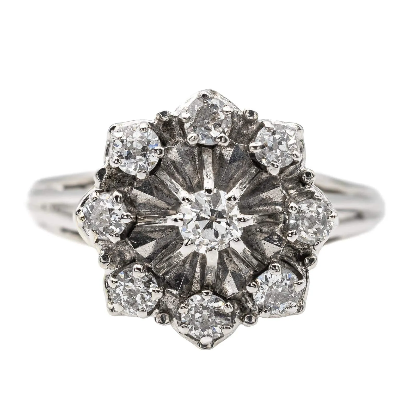 Bague Or blanc Diamant sold by 58 Facettes