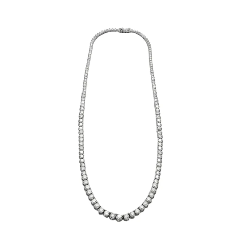 Collier Ligne Diamants - 9 cts. sold by 58 Facettes