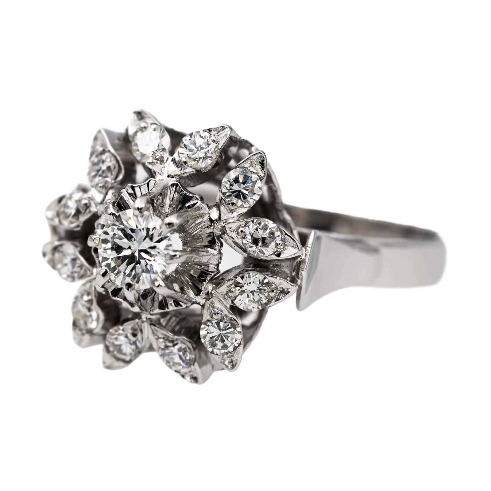 Bague Or blanc Diamant sold by 58 Facettes product image thumbnail 3