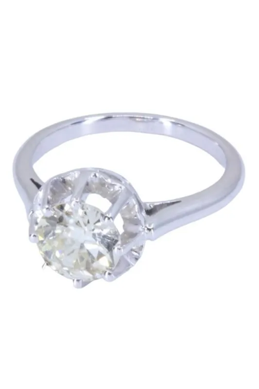 BAGUE SOLITAIRE ANCIEN DIAMANT 1.10 CARAT sold by 58 Facettes