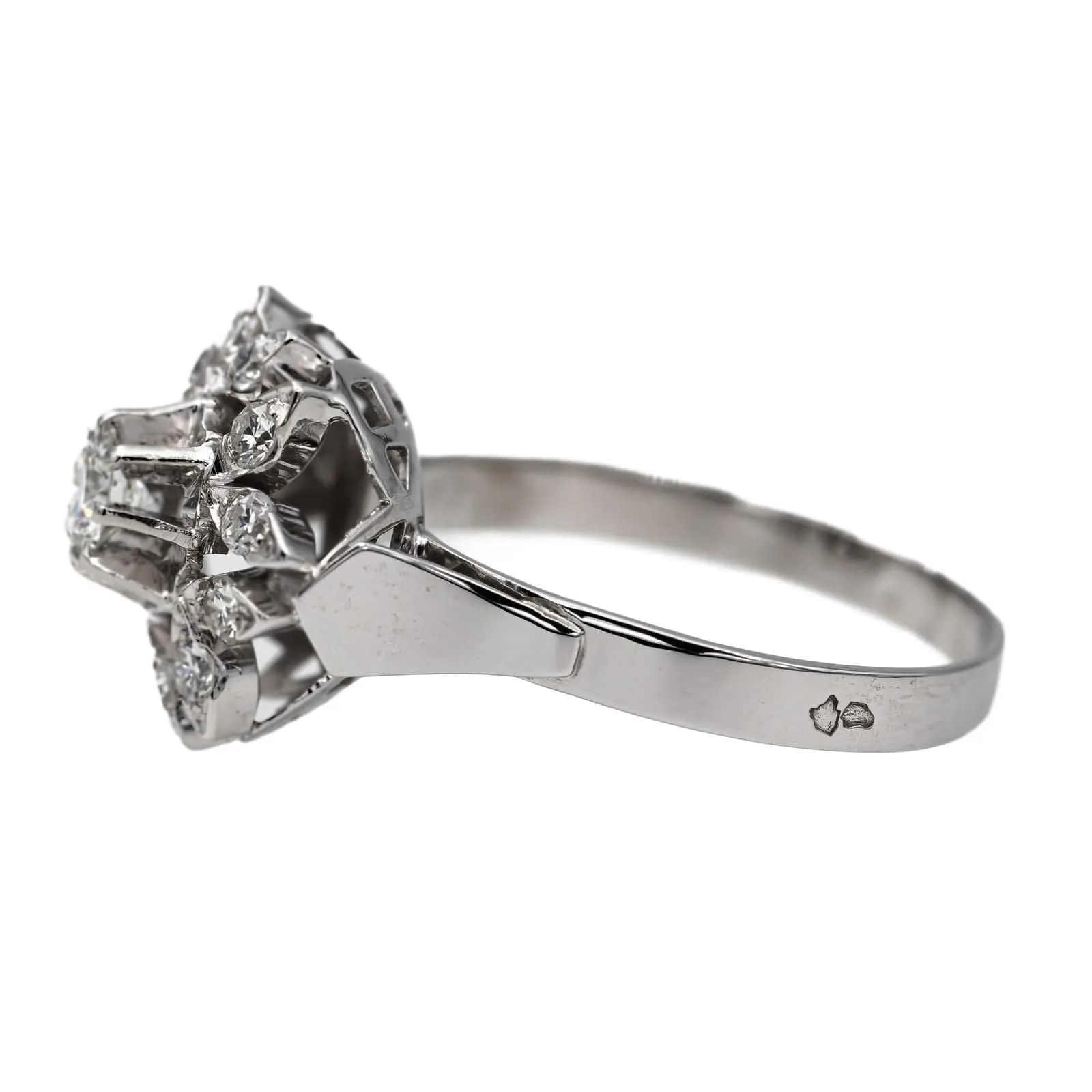 Bague Or blanc Diamant sold by 58 Facettes product image thumbnail 4