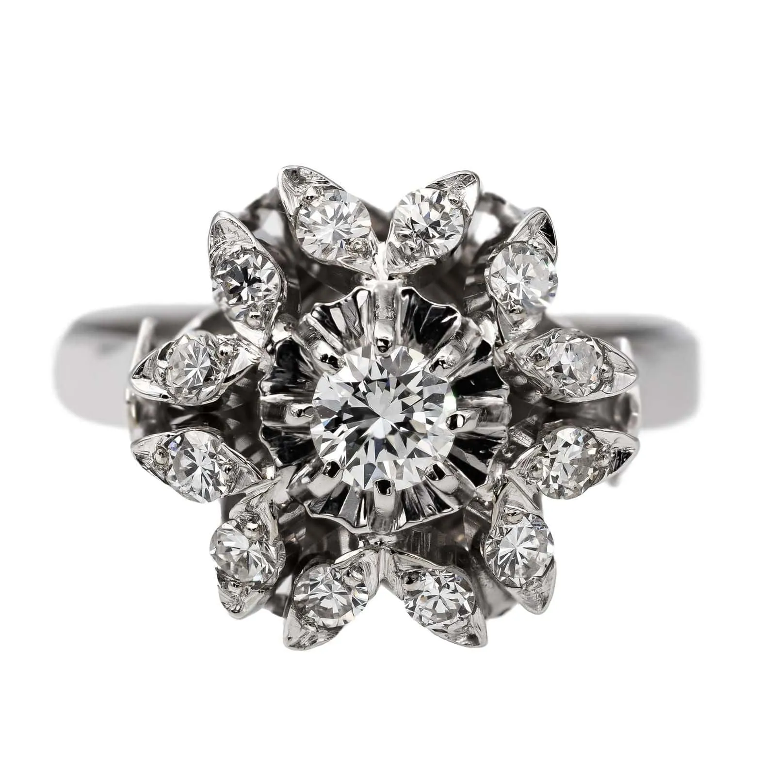 Bague Or blanc Diamant sold by 58 Facettes