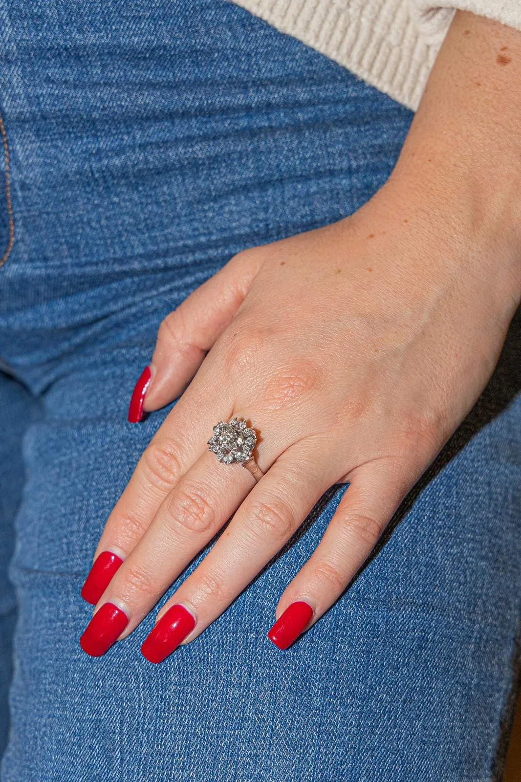 Bague Or blanc Diamant sold by 58 Facettes product image thumbnail 2