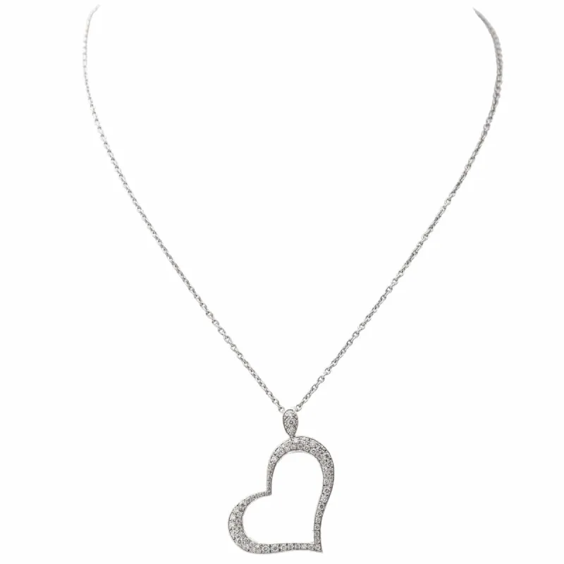 Piaget Collier Coeur Or blanc Diamant sold by 58 Facettes