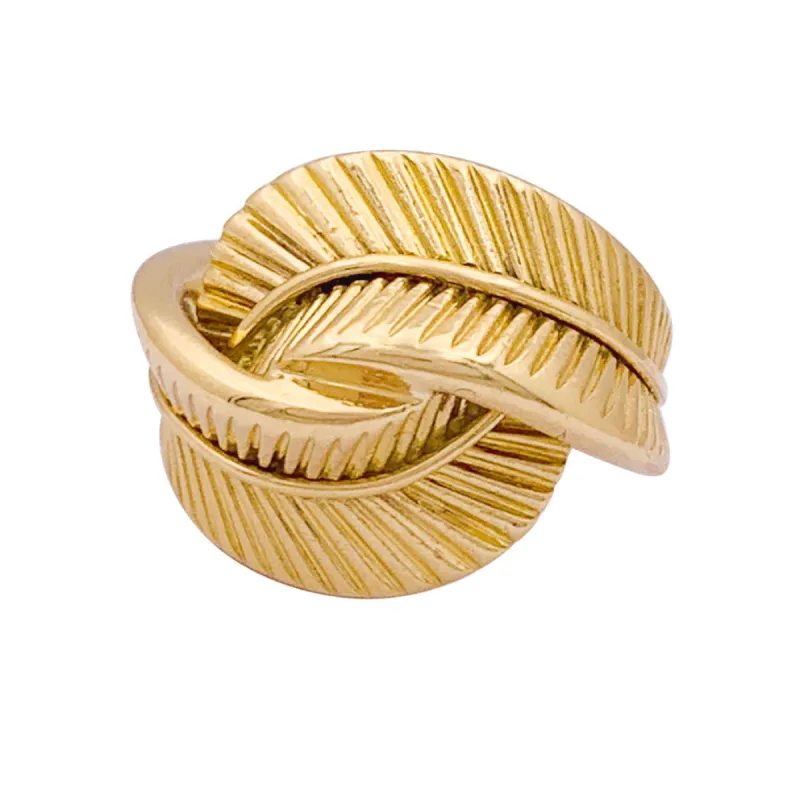 Bague Van Cleef & Arpels, "Plume", or jaune. sold by 58 Facettes