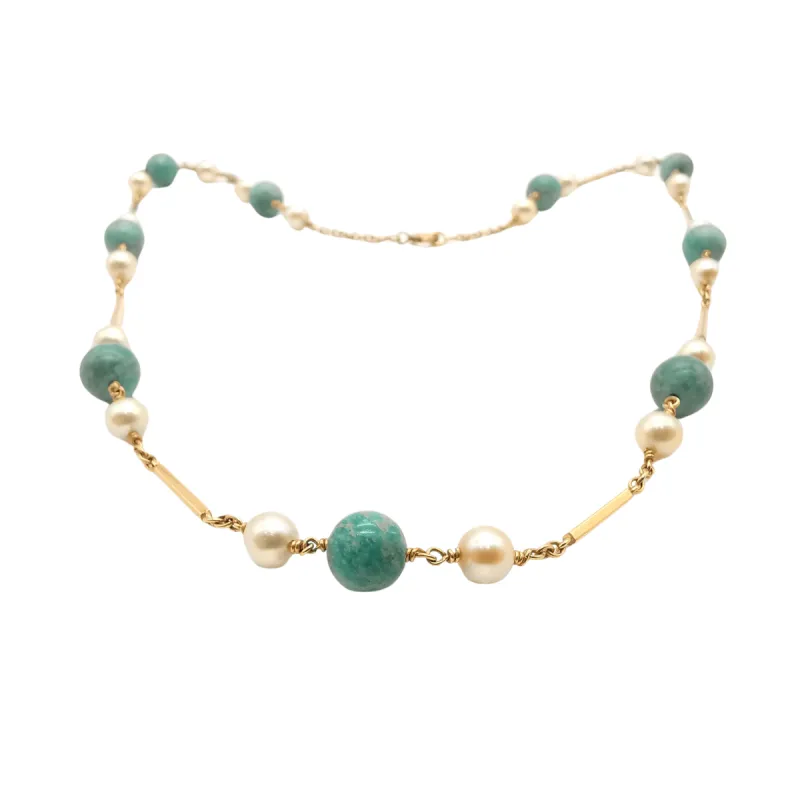 Collier En Or 18 carats Et Perles sold by 58 Facettes