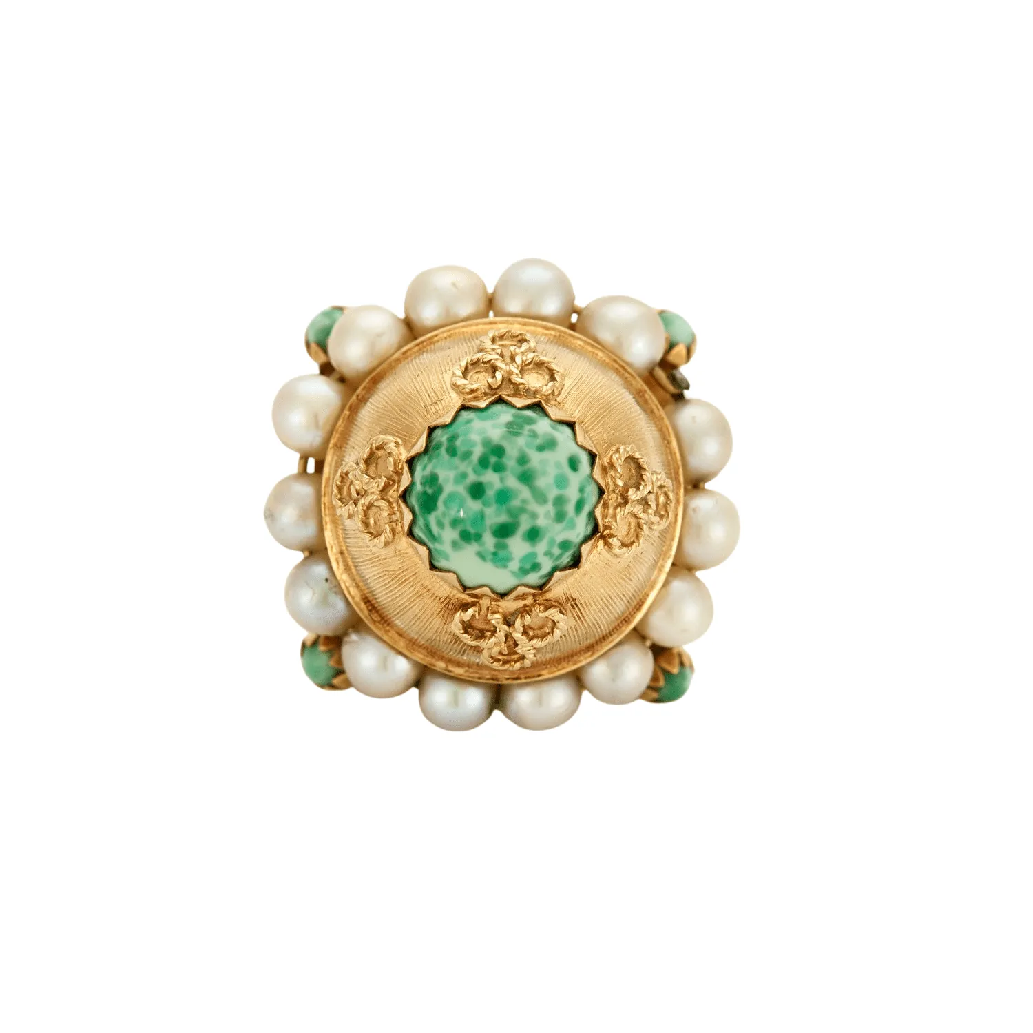 Pendentif "Breloque" en or jaune et perles de culture sold by 58 Facettes