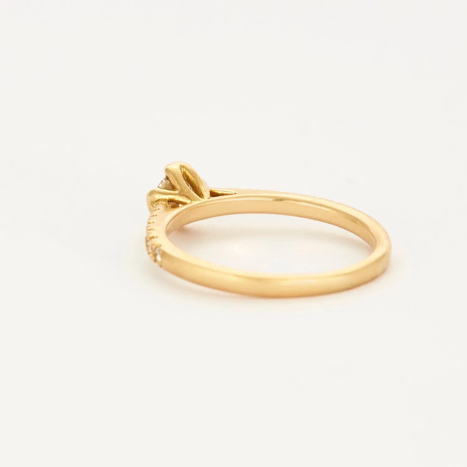 Bague solitaire or et diamants sold by 58 Facettes product image thumbnail 5