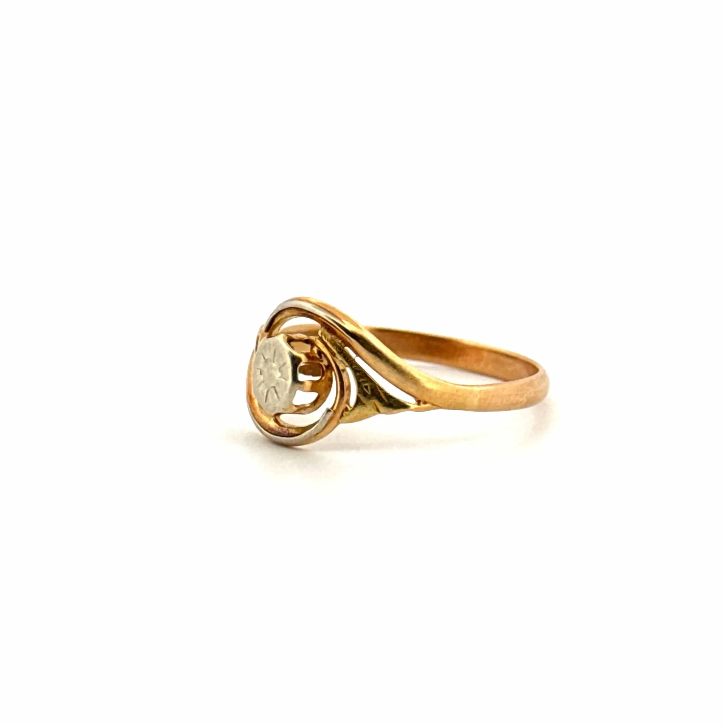 Bague Or Jaune et Or Blanc sold by 58 Facettes product image thumbnail 3