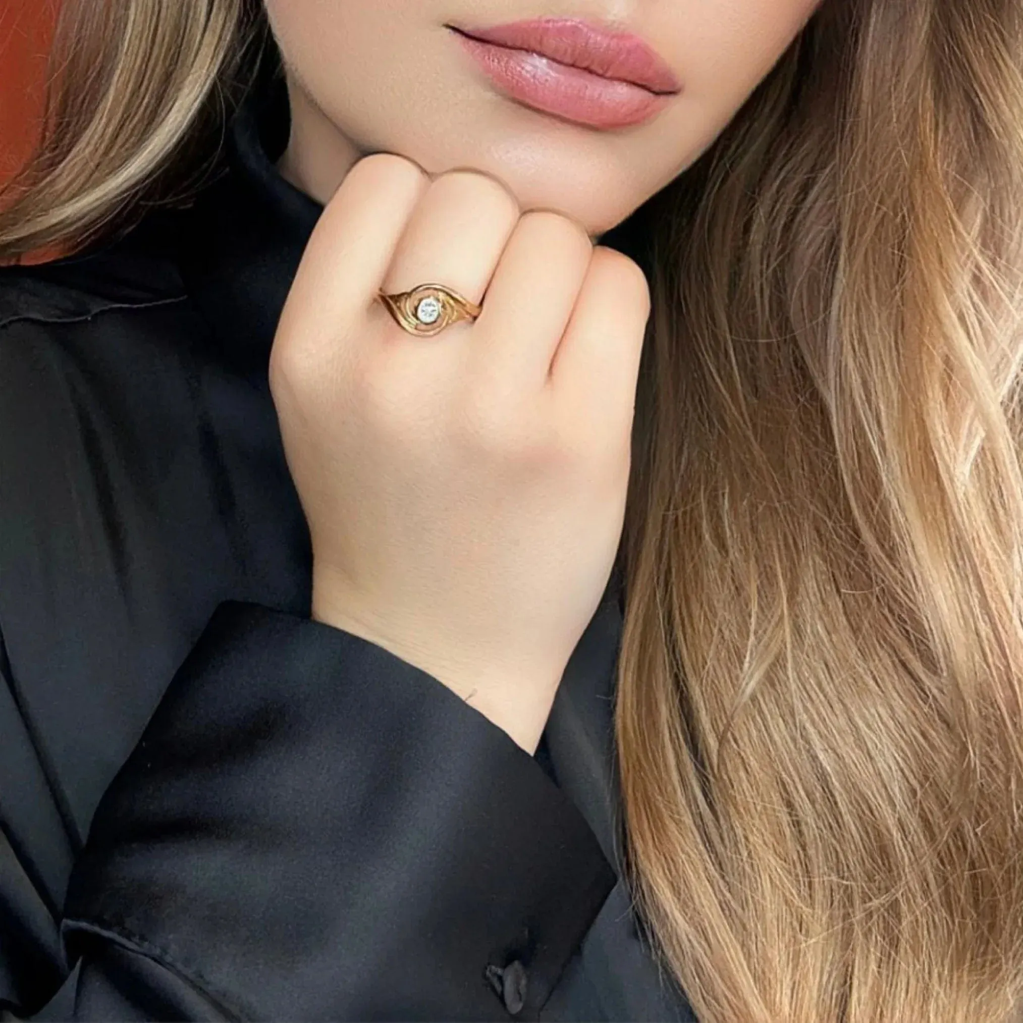 Bague Or Jaune et Or Blanc sold by 58 Facettes product image thumbnail 2