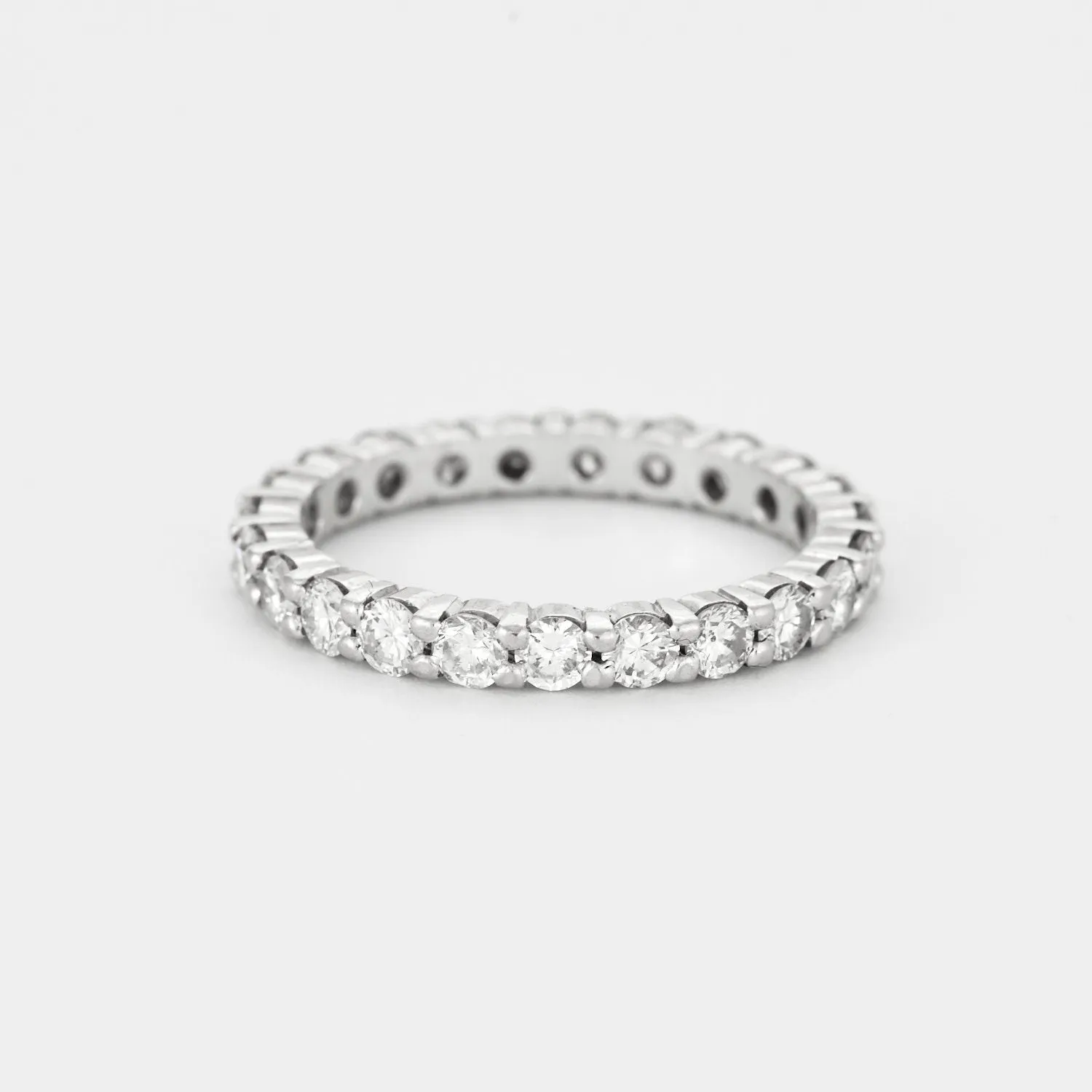 Alliance dite américaine en or gris et diamants sold by 58 Facettes product image thumbnail 4
