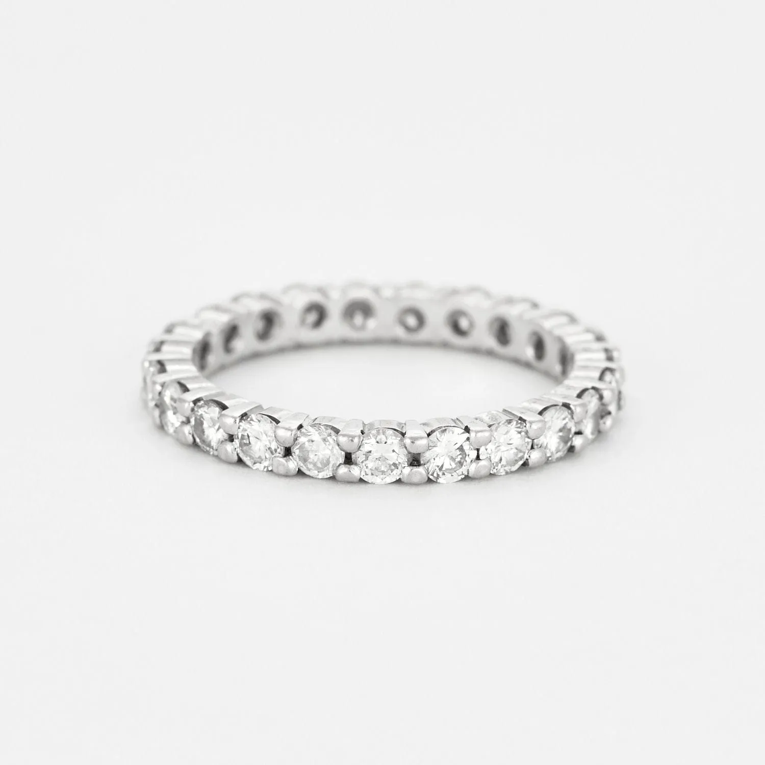 Alliance dite américaine en or gris et diamants sold by 58 Facettes product image thumbnail 5