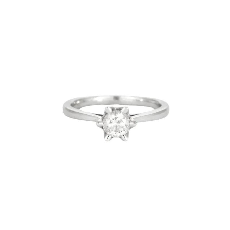 Bague solitaire diamant 0.55ct sold by 58 Facettes