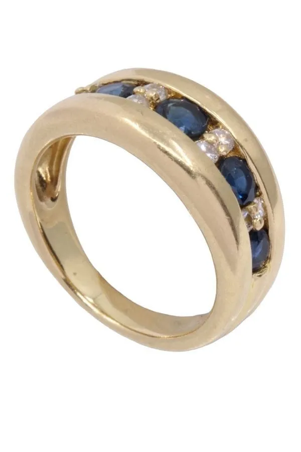 Bague moderne saphirs et diamants sold by 58 Facettes product image thumbnail 4