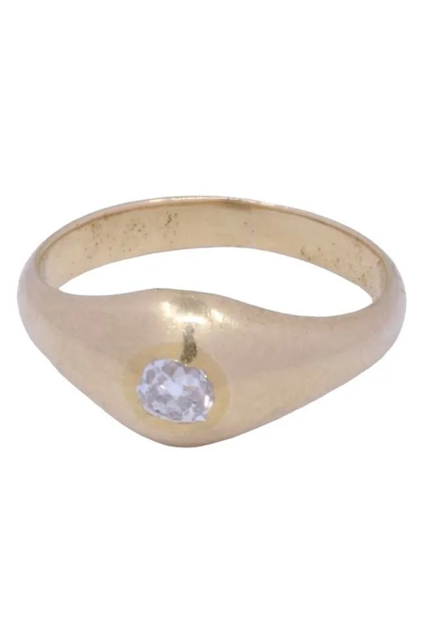 BAGUE JONC ANGLAIS DIAMANT sold by 58 Facettes