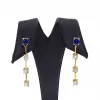 Boucles d'oreilles Ceylan en or et saphirs. sold by 58 Facettes
