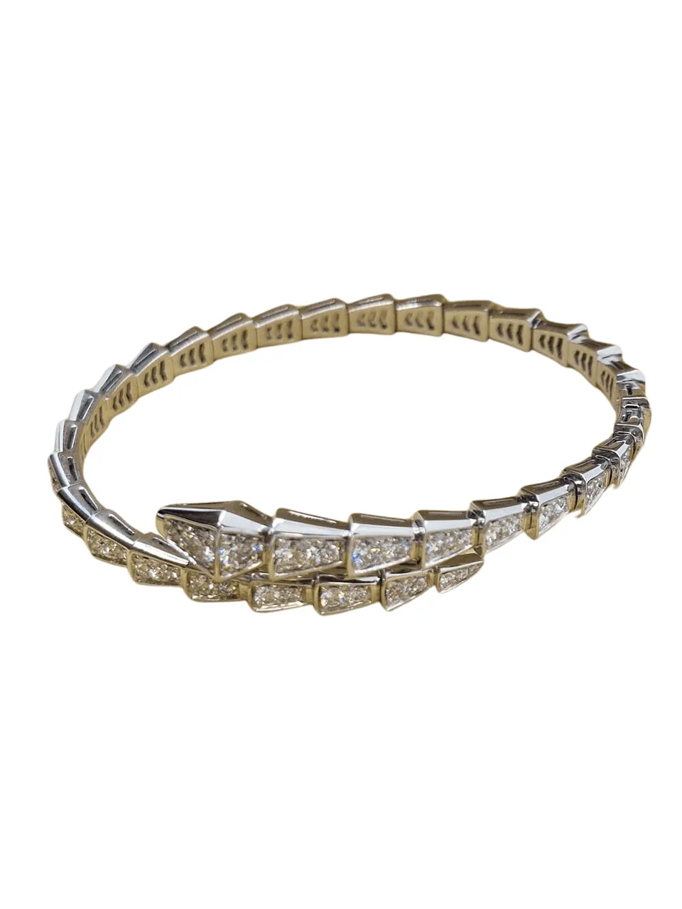 Bvlgari - Bracelet Serpenti Vipère or blanc sold by 58 Facettes
