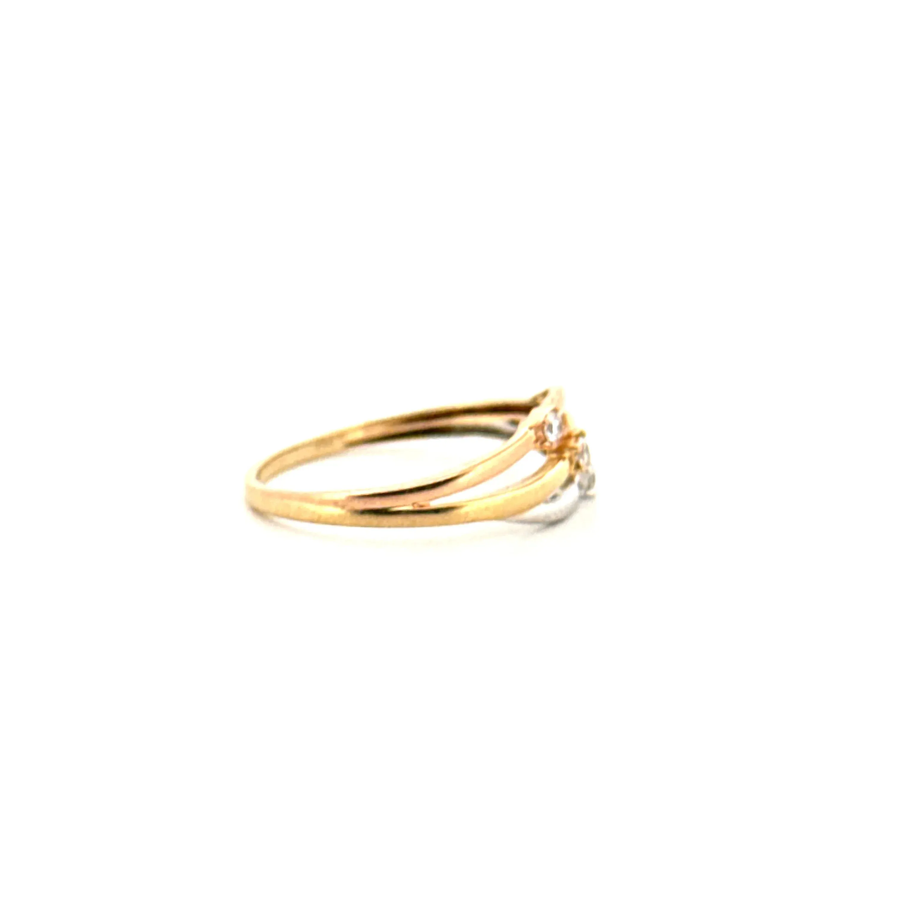 Bague Trilogie Or Jaune Diamants sold by 58 Facettes product image thumbnail 4