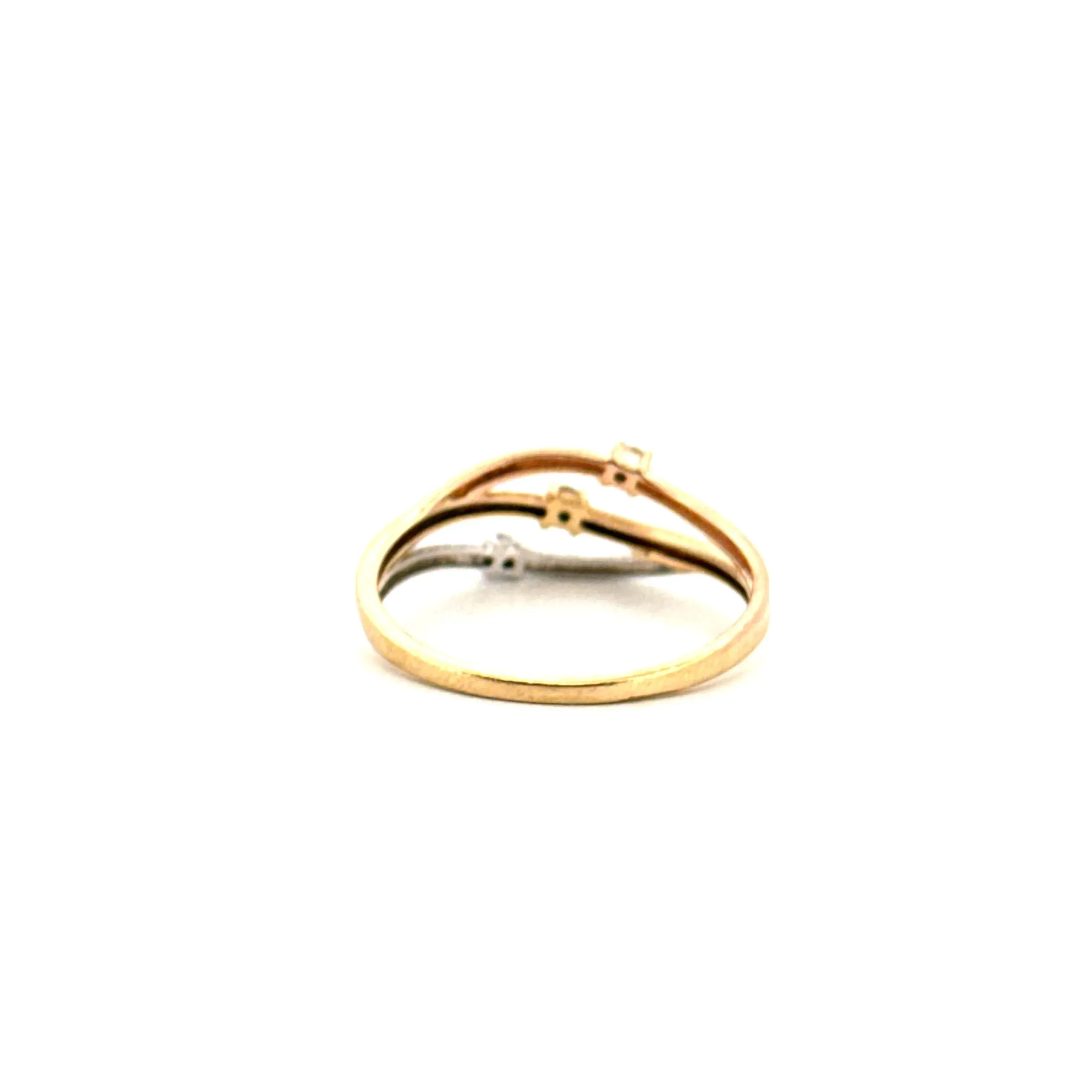Bague Trilogie Or Jaune Diamants sold by 58 Facettes product image thumbnail 5