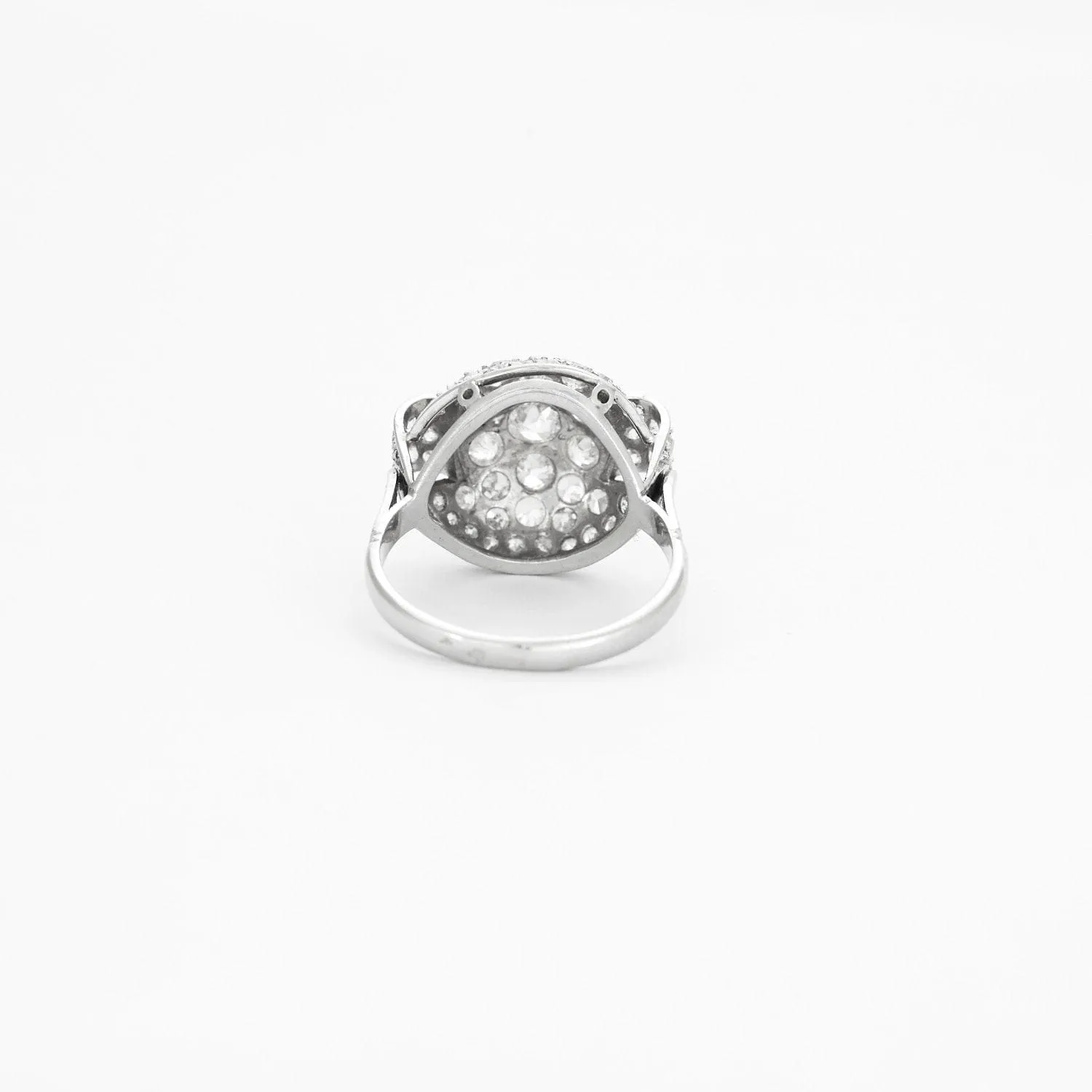 Bague platine pavage diamants Art Déco sold by 58 Facettes product image thumbnail 4