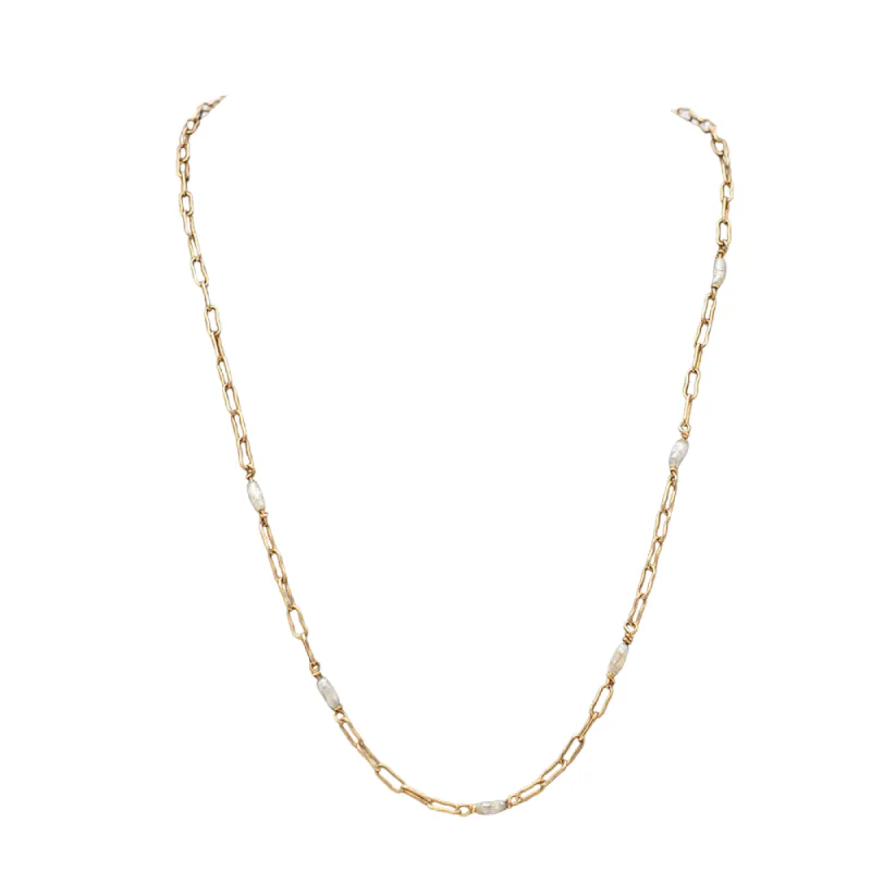 Collier Or jaune Perles sold by 58 Facettes