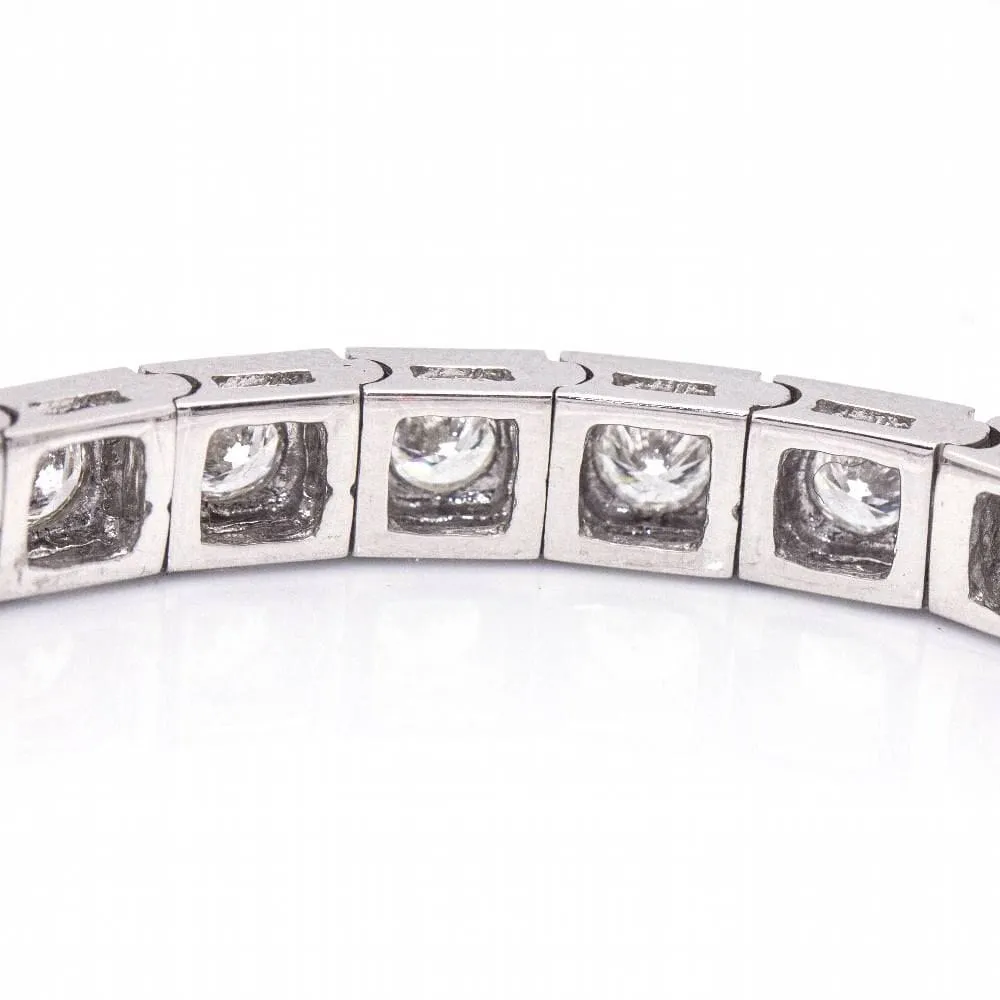 Bracelet RIVIERE en Or Blanc et Diamants sold by 58 Facettes product image thumbnail 4