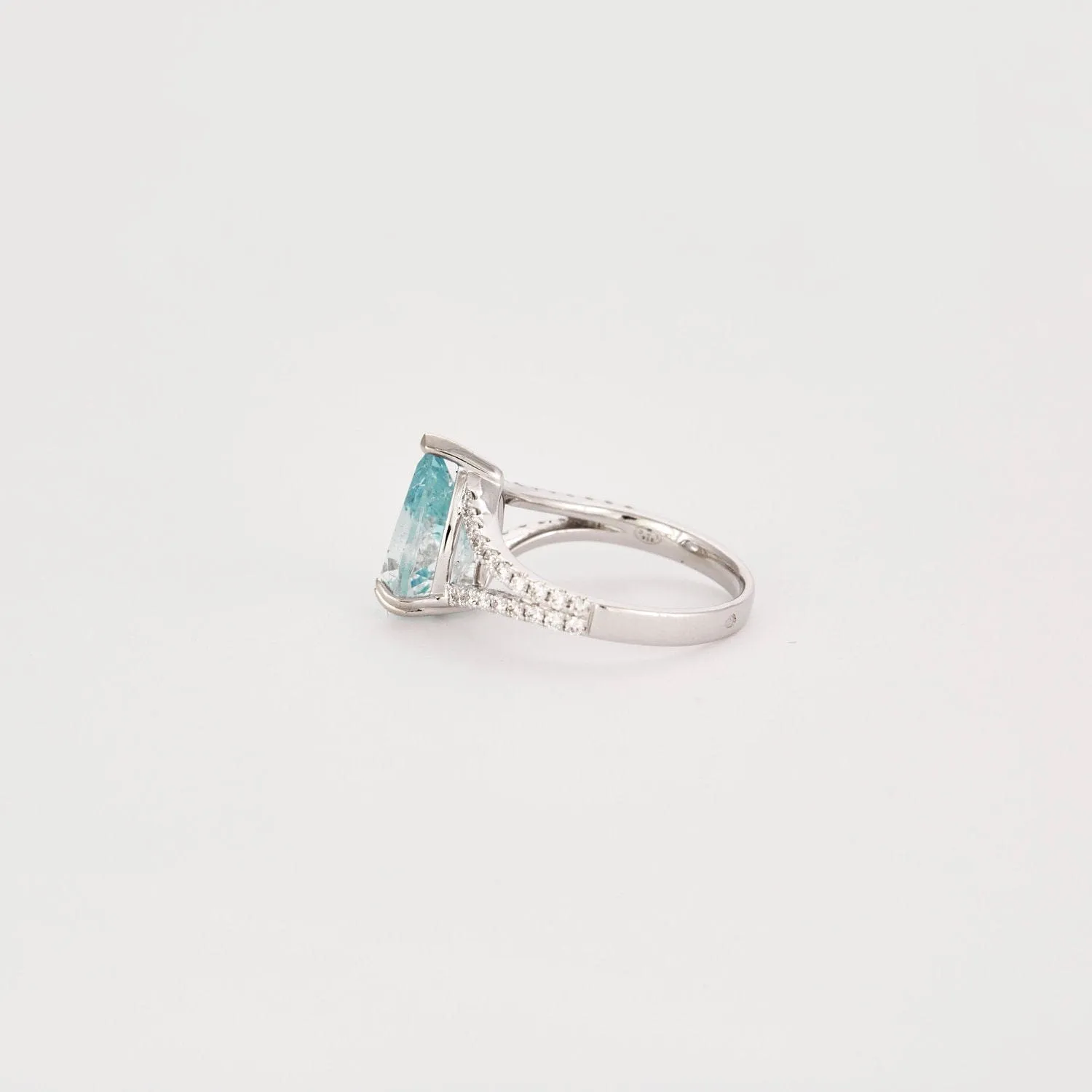 Bague Aigue-Marine Diamants sold by 58 Facettes product image thumbnail 4