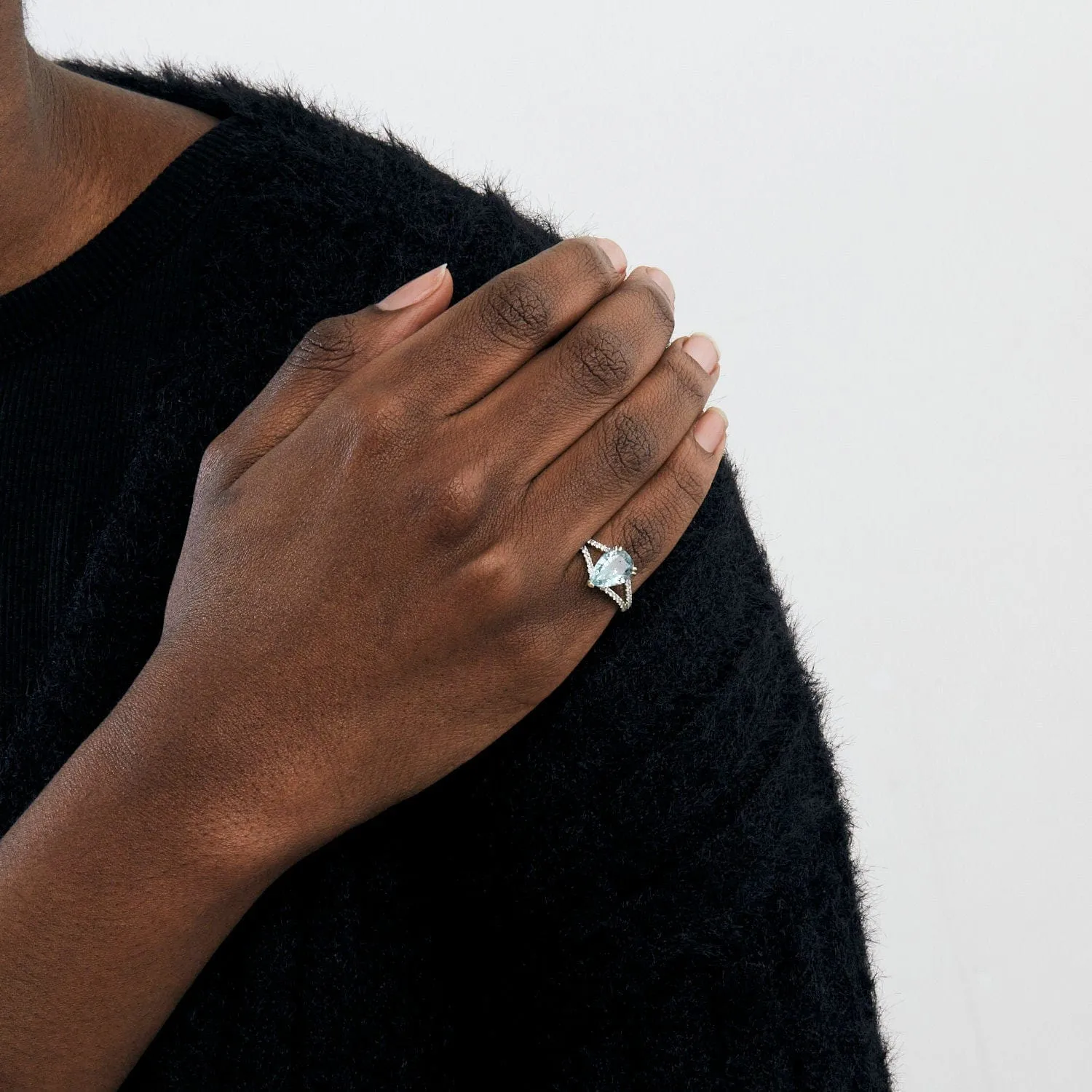 Bague Aigue-Marine Diamants sold by 58 Facettes product image thumbnail 2