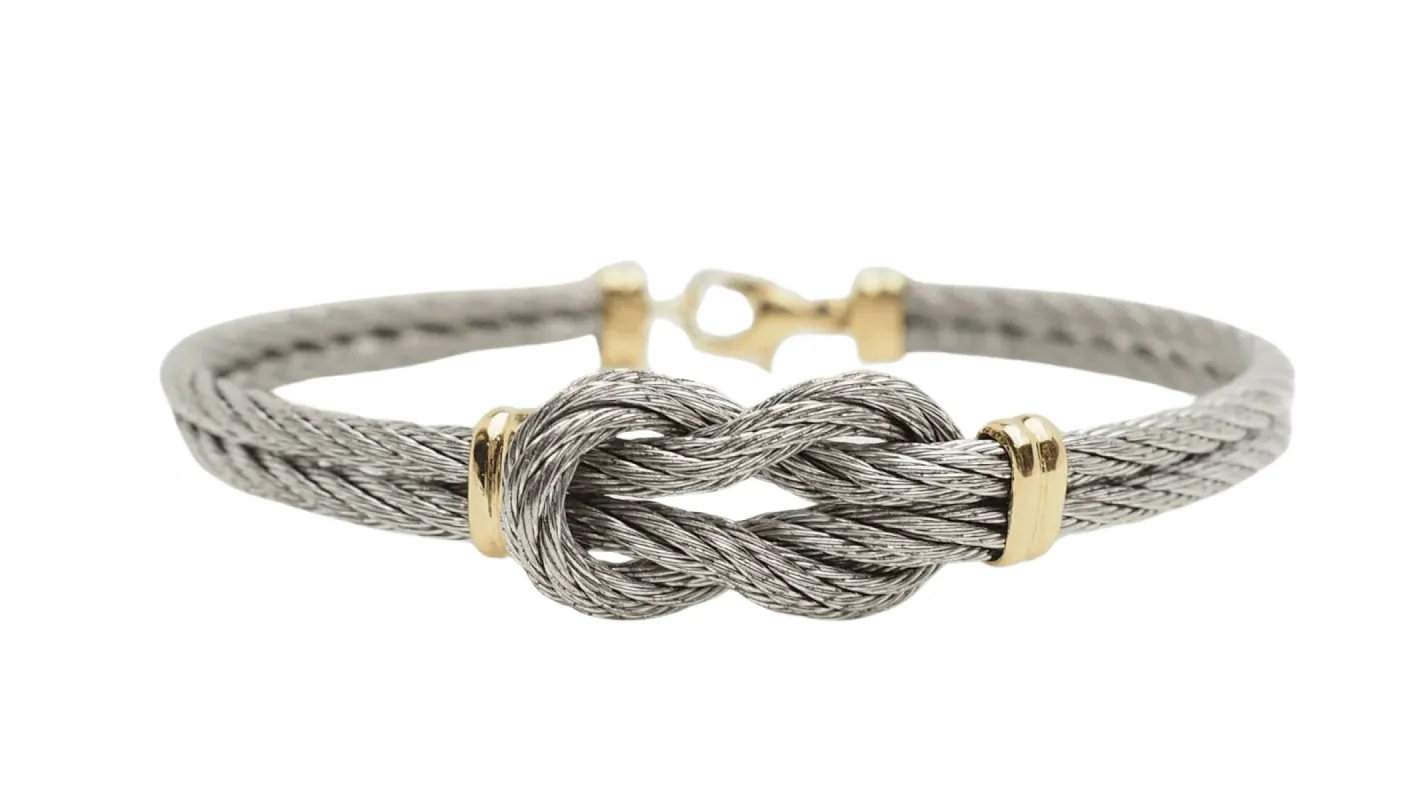 FRED - Bracelet Vintage Force 10 en or jaune et acier sold by 58 Facettes