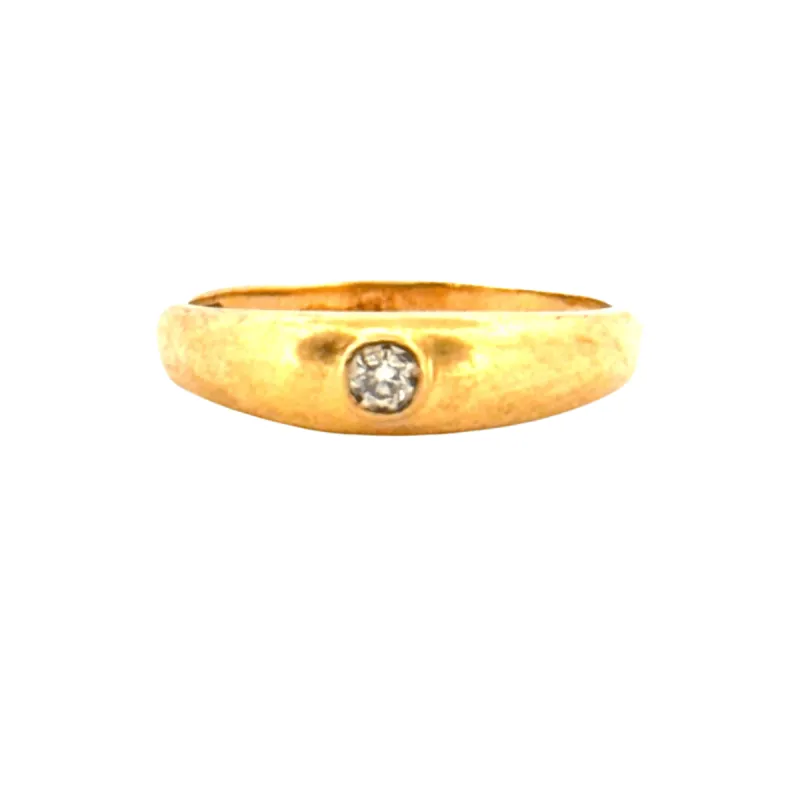 Bague Jonc Or Jaune Diamant sold by 58 Facettes