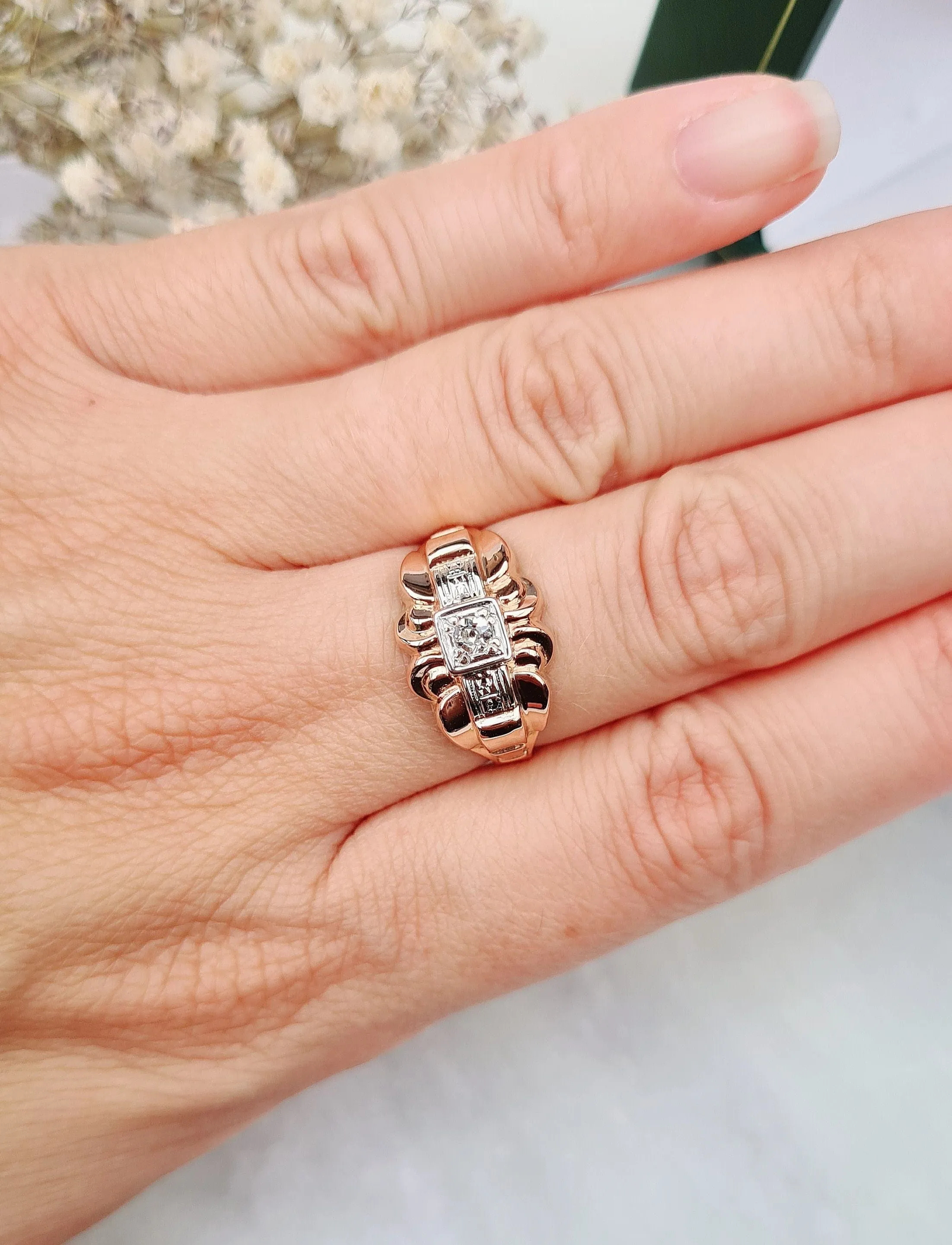 Bague Tank Diamant sold by 58 Facettes product image thumbnail 2