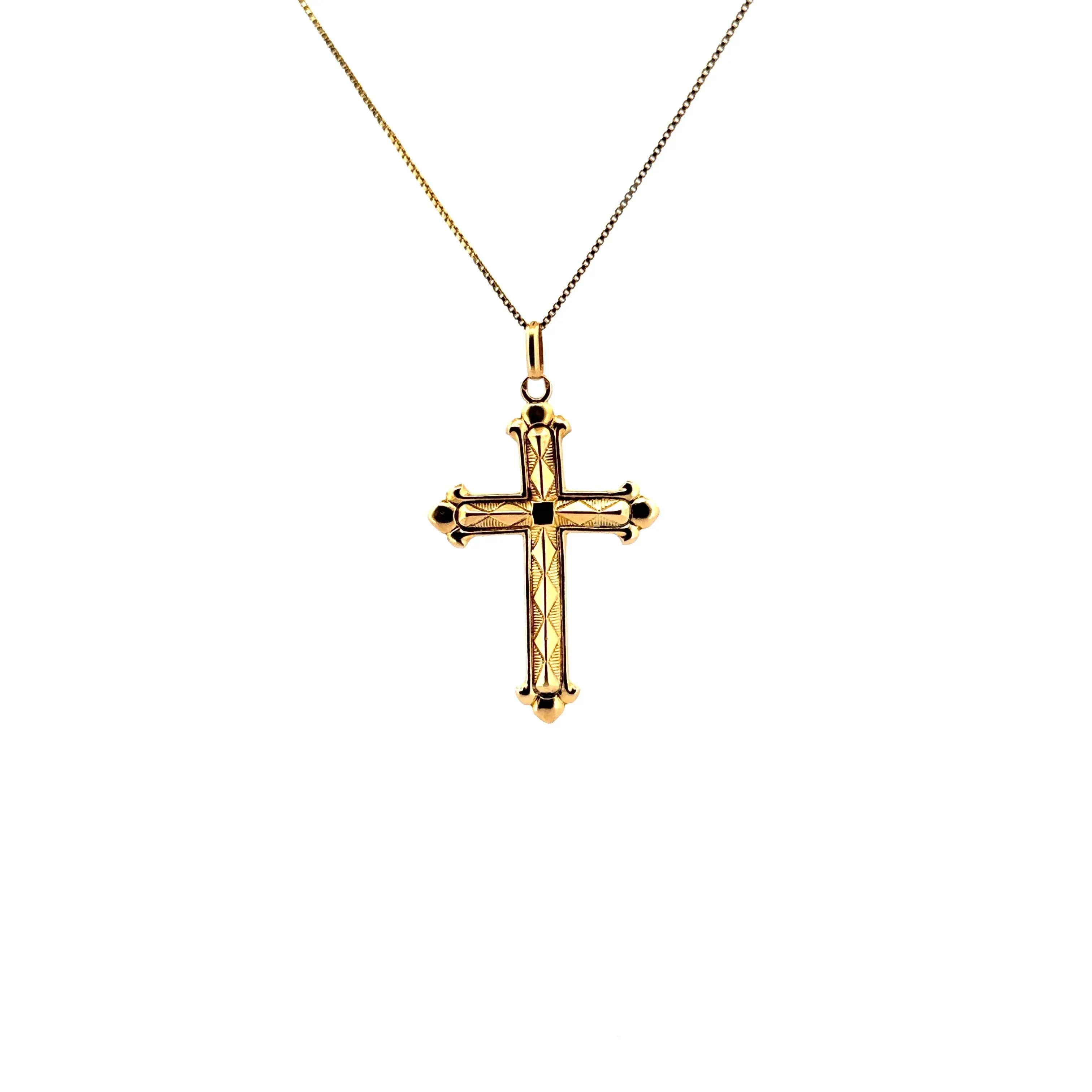 Pendentif Croix or jaune sold by 58 Facettes product image thumbnail 3