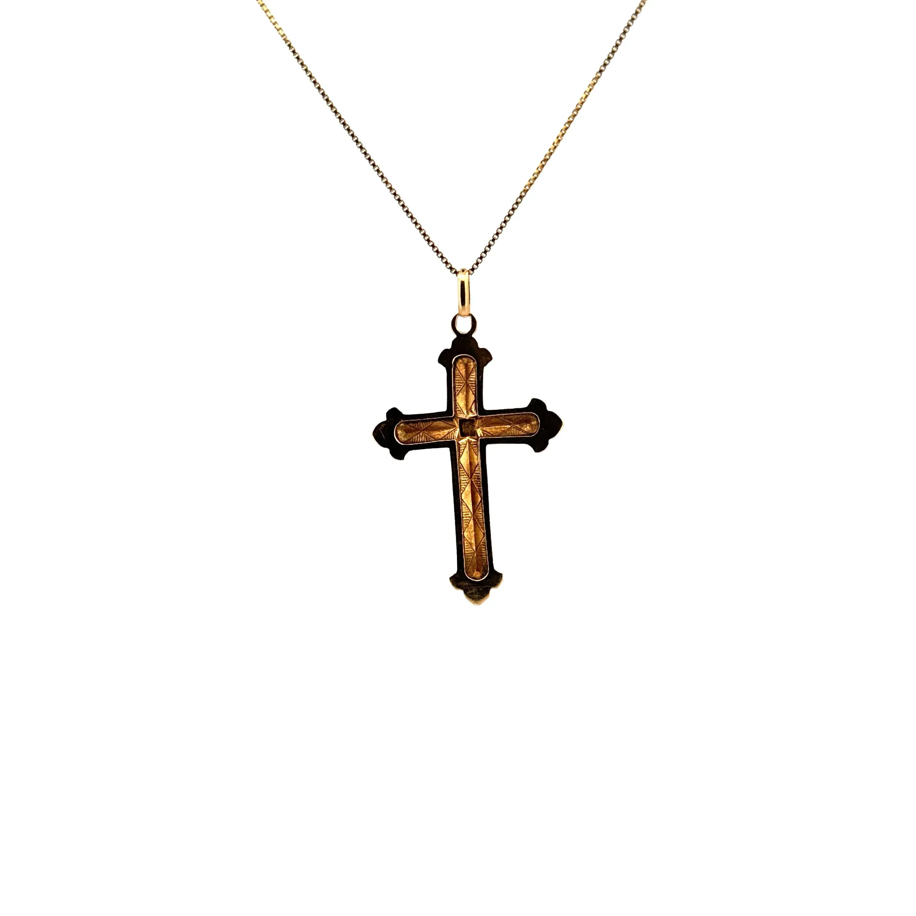 Pendentif Croix or jaune sold by 58 Facettes product image thumbnail 4