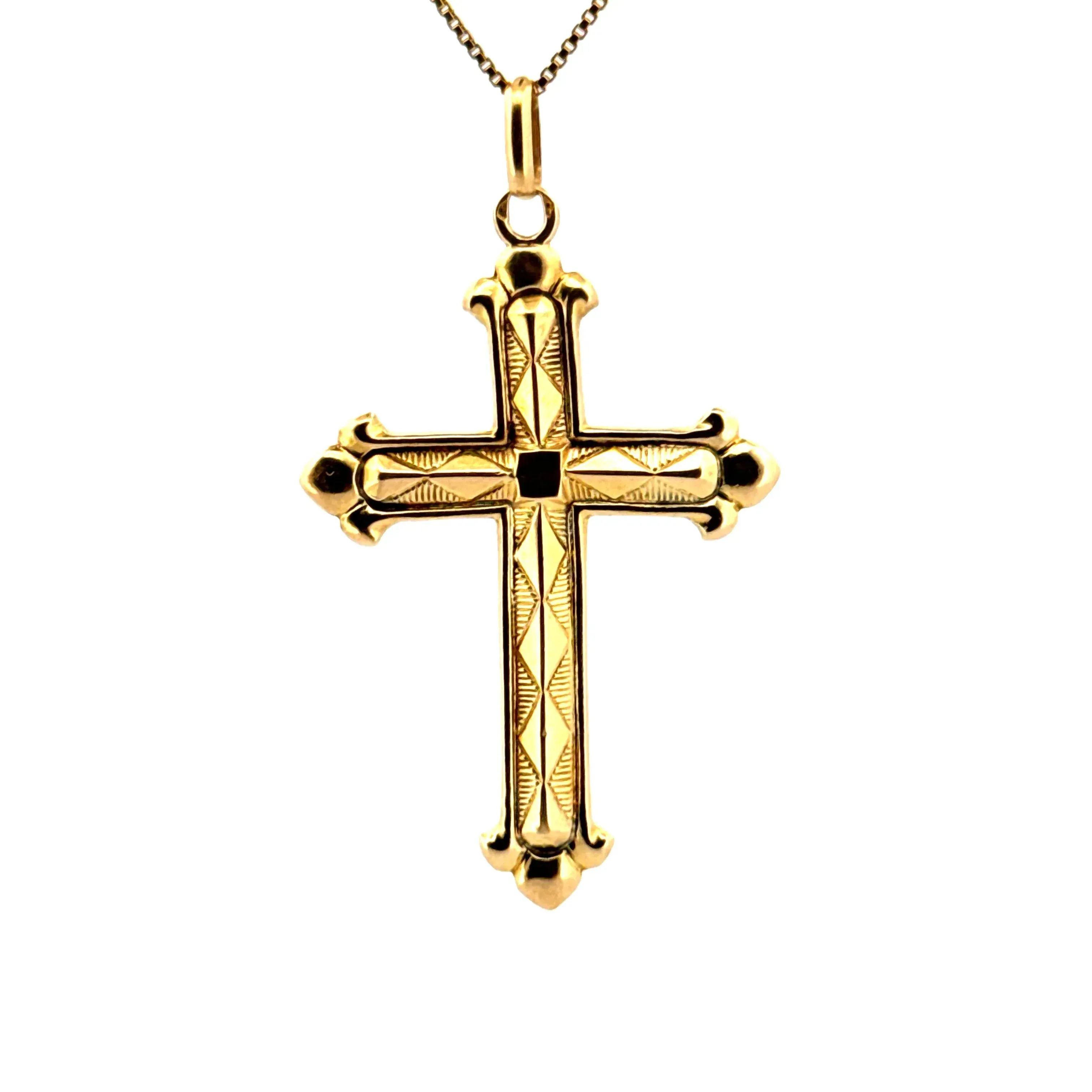 Pendentif Croix or jaune sold by 58 Facettes