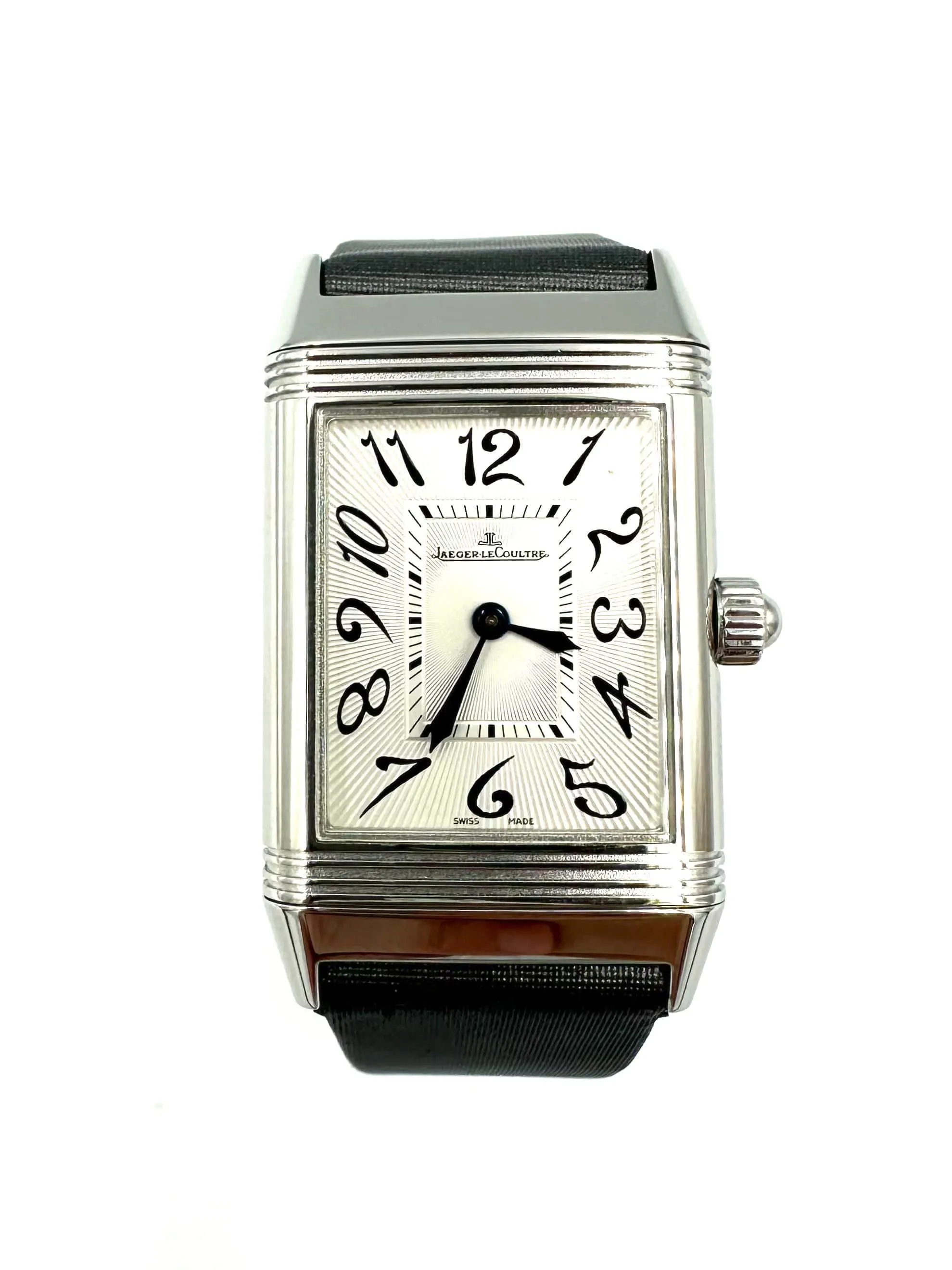 JEAGER-LECOULTRE. Montre de dame Reverso Duetto acier sold by 58 Facettes