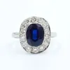 Bague Or Saphir Diamants 2cts sold by 58 Facettes