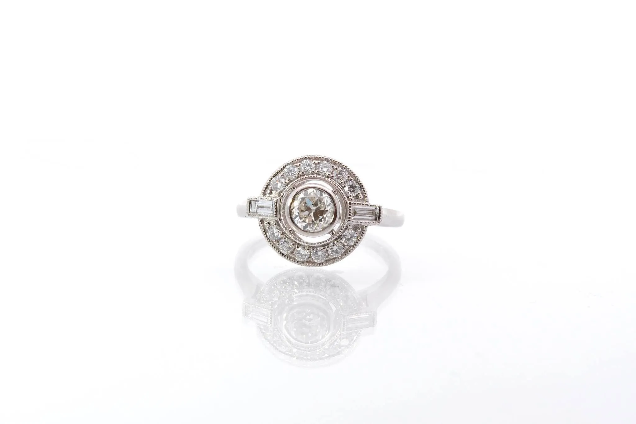 Bague Or blanc Diamants sold by 58 Facettes product image thumbnail 2