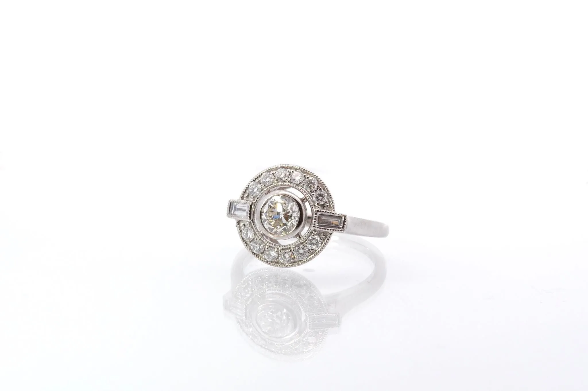 Bague Or blanc Diamants sold by 58 Facettes product image thumbnail 4